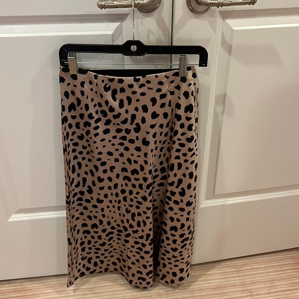 Unbranded silk midi skirt